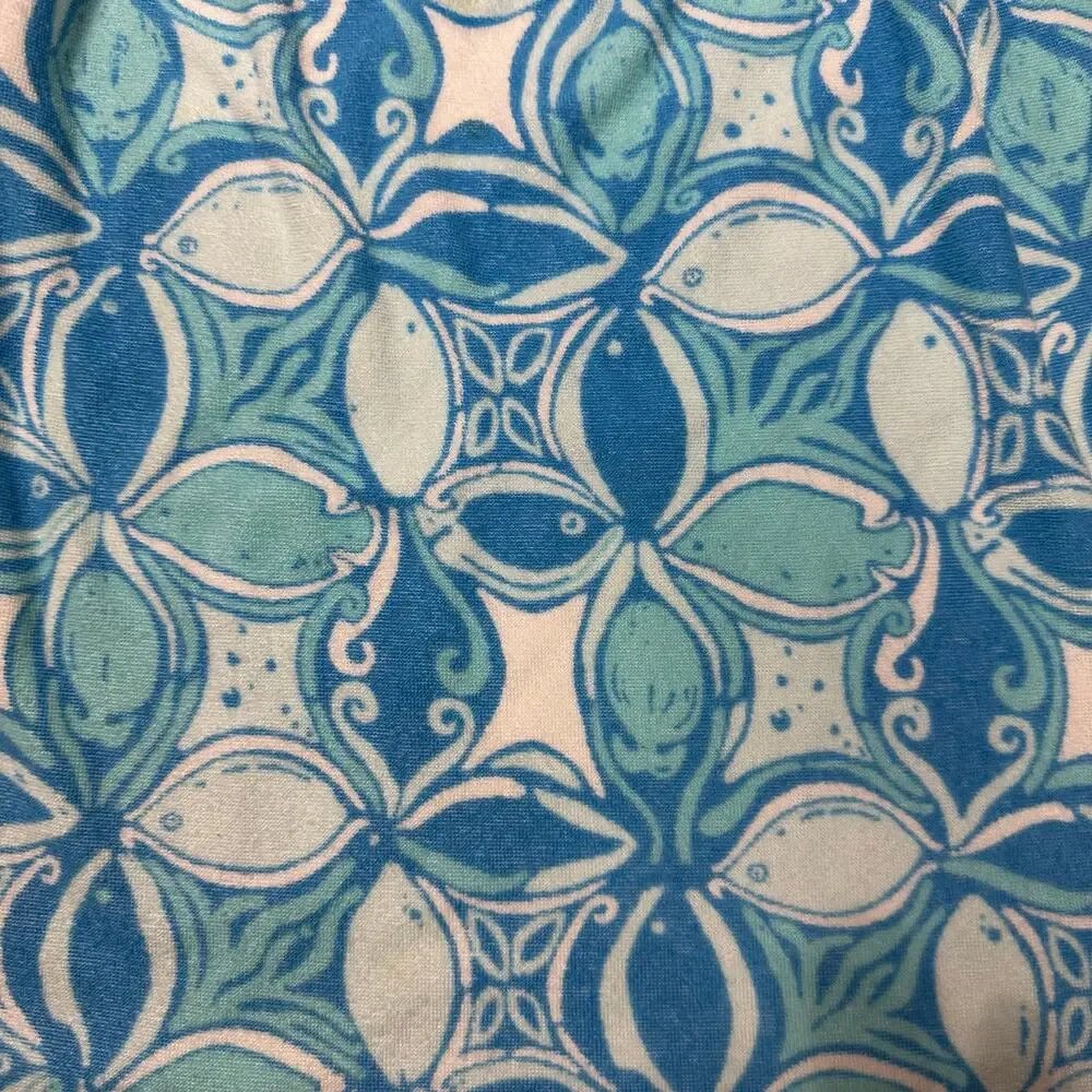 Lilly Pulitzer Strapless Smocked Fish Print Blue Dress - Picture 3 of 9